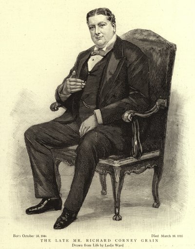 The Late Mr Richard Corney Grain by Leslie Matthew Ward